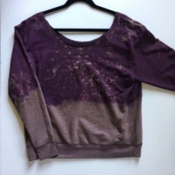 Distressed Bleached Sweatshirt - Picture 1 of 4